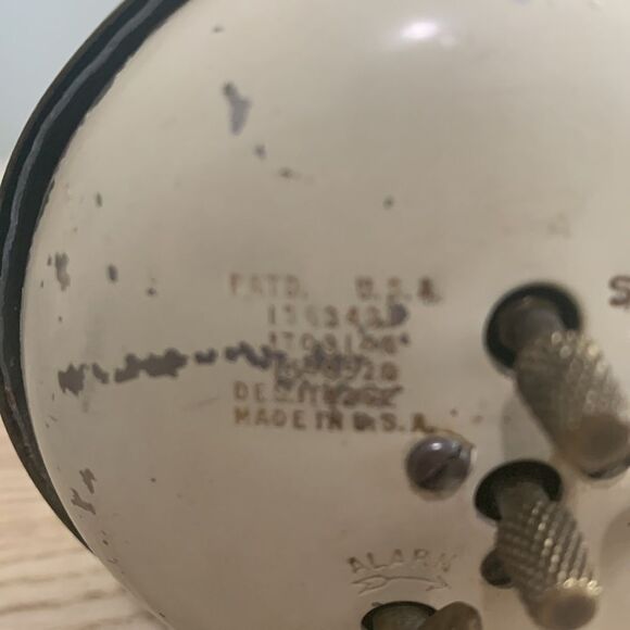 Vintage Westclox Baby Ben Bedside Alarm Clock Metal Body Plastic Face - Picture 8 of 16